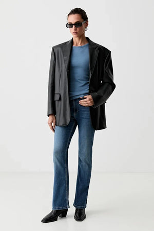 AllSaints kadın bootcut kot pantolon