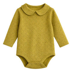 Lililotte - Pointelle Léonard Body aus Bio-Baumwolle | Olive