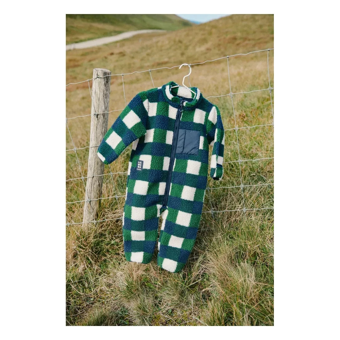 Liewood - Nolano Sherpa-Optik Karojacke aus recycelten Fasern | Marineblau
