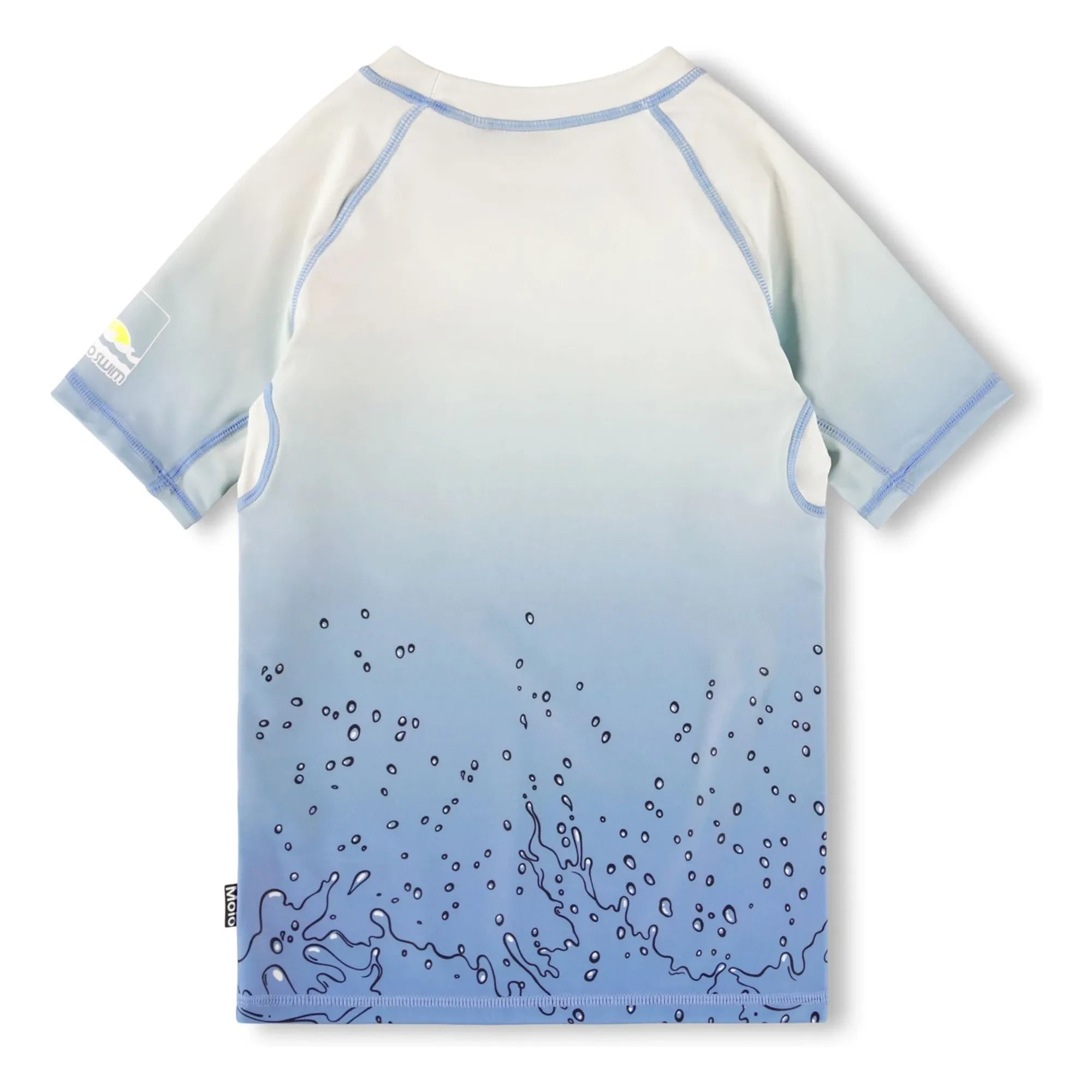 Molo - Neptune Splash UV-Schutz Shirt aus recycelten Fasern | Hellblau