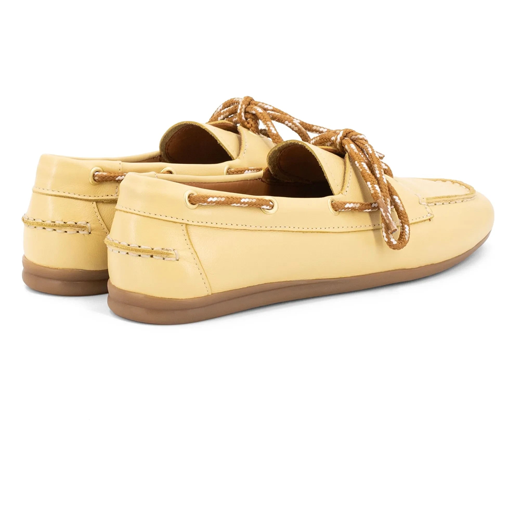 Toral - Kimana Lederne Bootsschuhe | Gelb