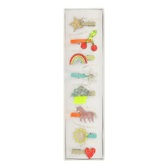 Meri Meri - Icons Haarklammern - 8er-Set