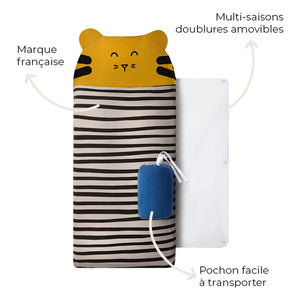 Les Petites Billes - Tiger Ganzjahresschlafsack | Camel