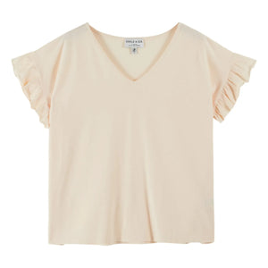Emile et Ida – T-Shirt aus Bio-Baumwolle | Creme