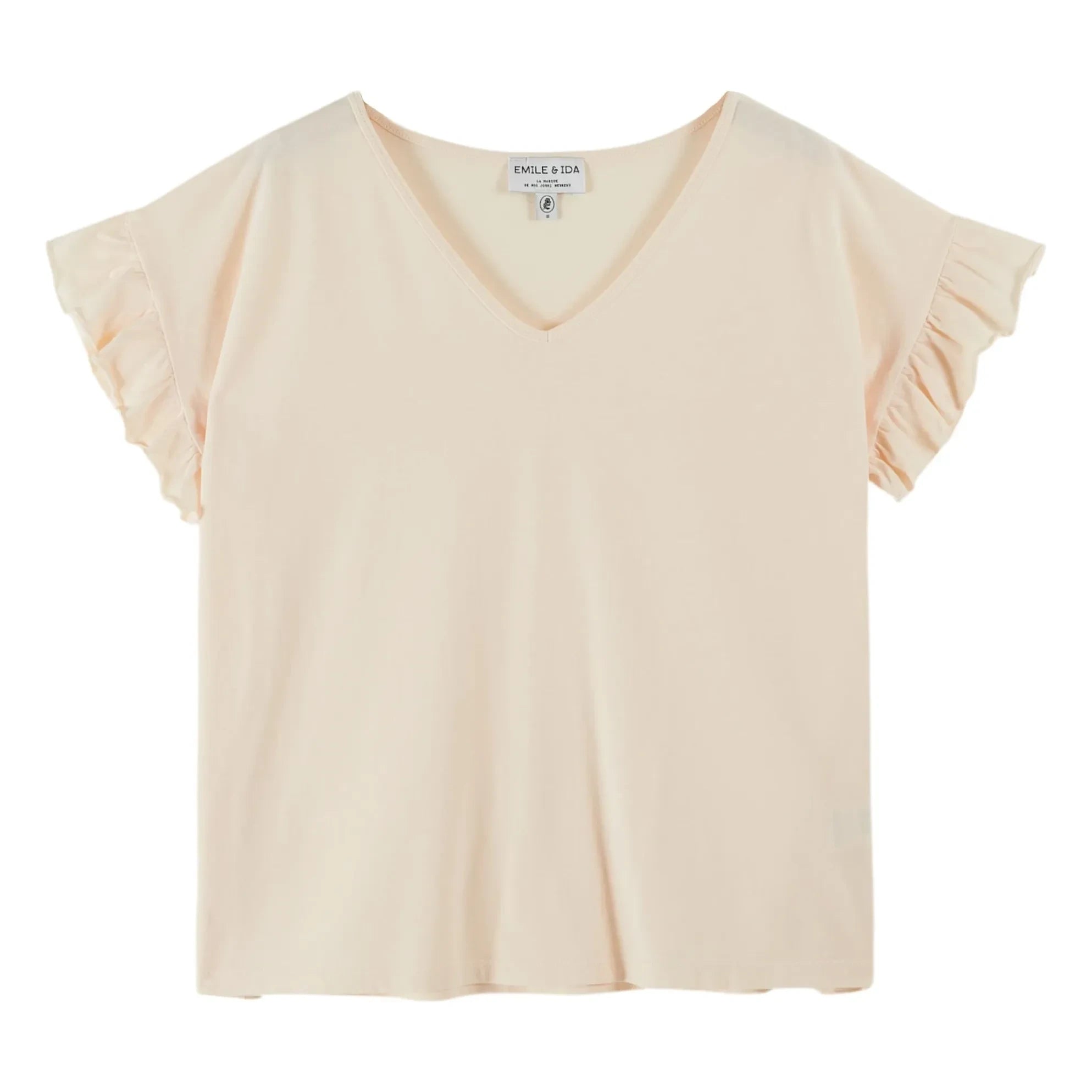 Emile et Ida – T-Shirt aus Bio-Baumwolle | Creme