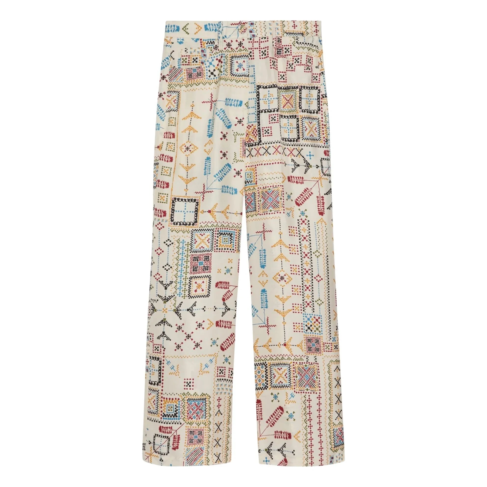 Momoni - Ortiz Seidenhose | Creme