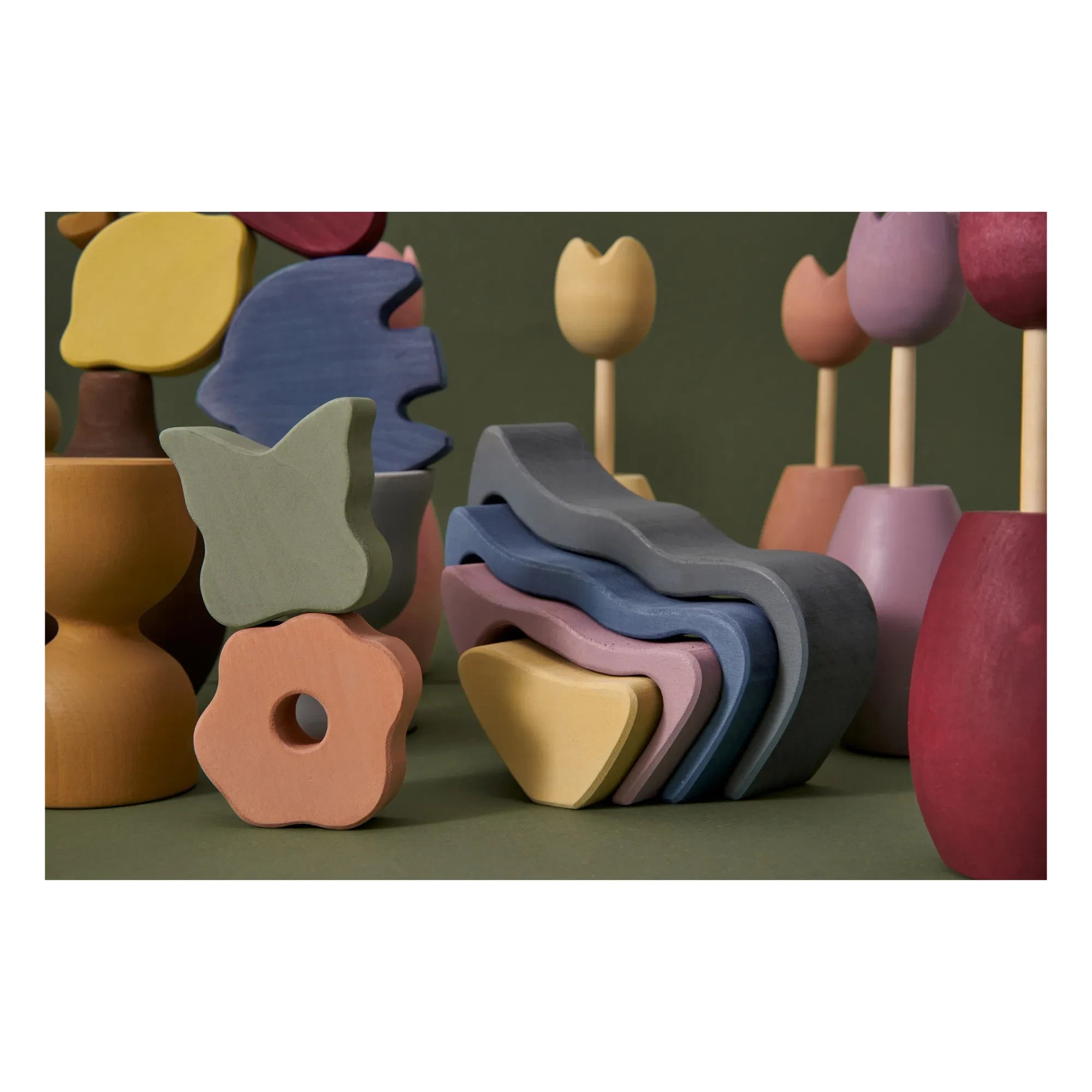 Raduga Grez – Holzbogen Schmetterling | Blau