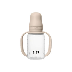 BIBS World Baby Sippy Bottle Spout Silicone 1 Pack 150ml - Blush-Baby Bottles-Blush-150ml | Natural Baby Shower