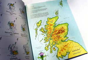 Birlinn - Aufkleber Atlas von Schottland