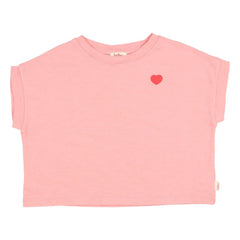 Búho - Bisous Bio-Baumwoll-T-Shirt | Zartrosa