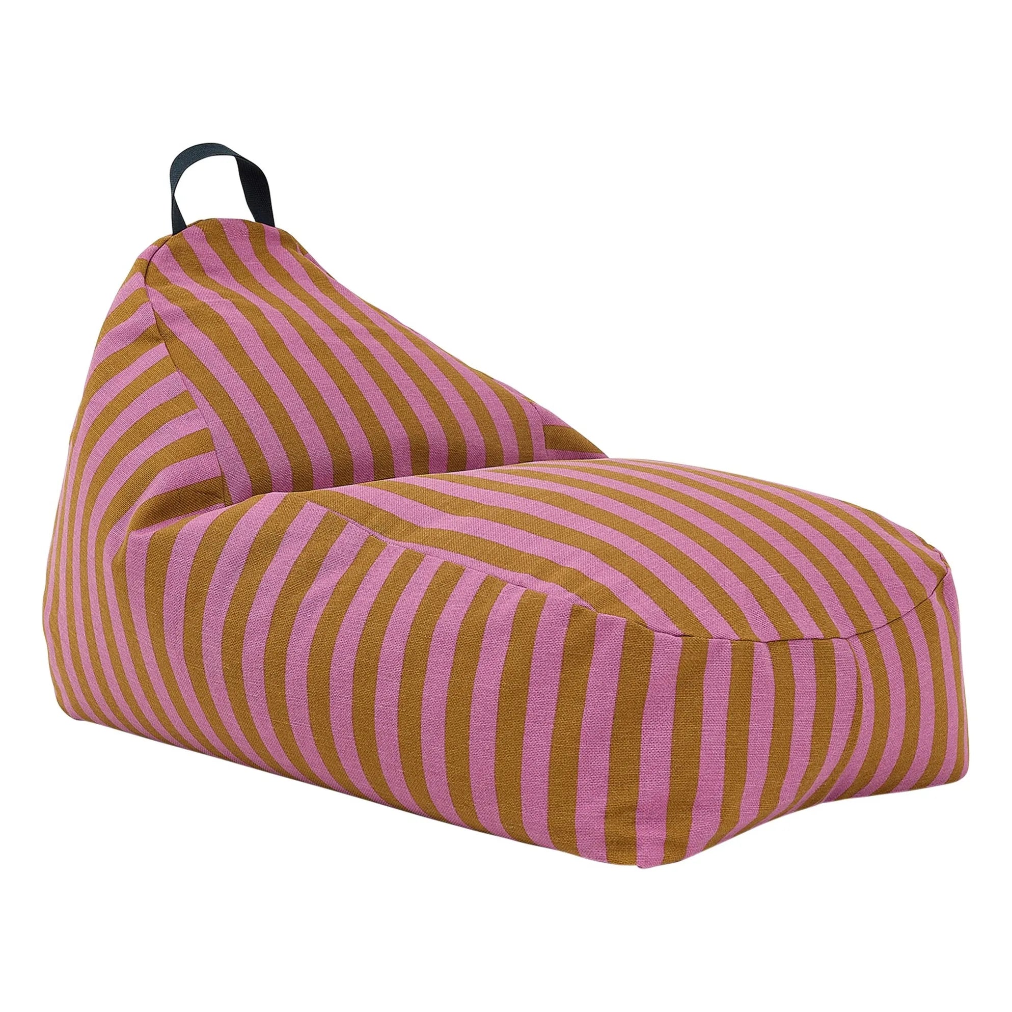 Nobodinoz - Bliss langer Pouf | Rosa