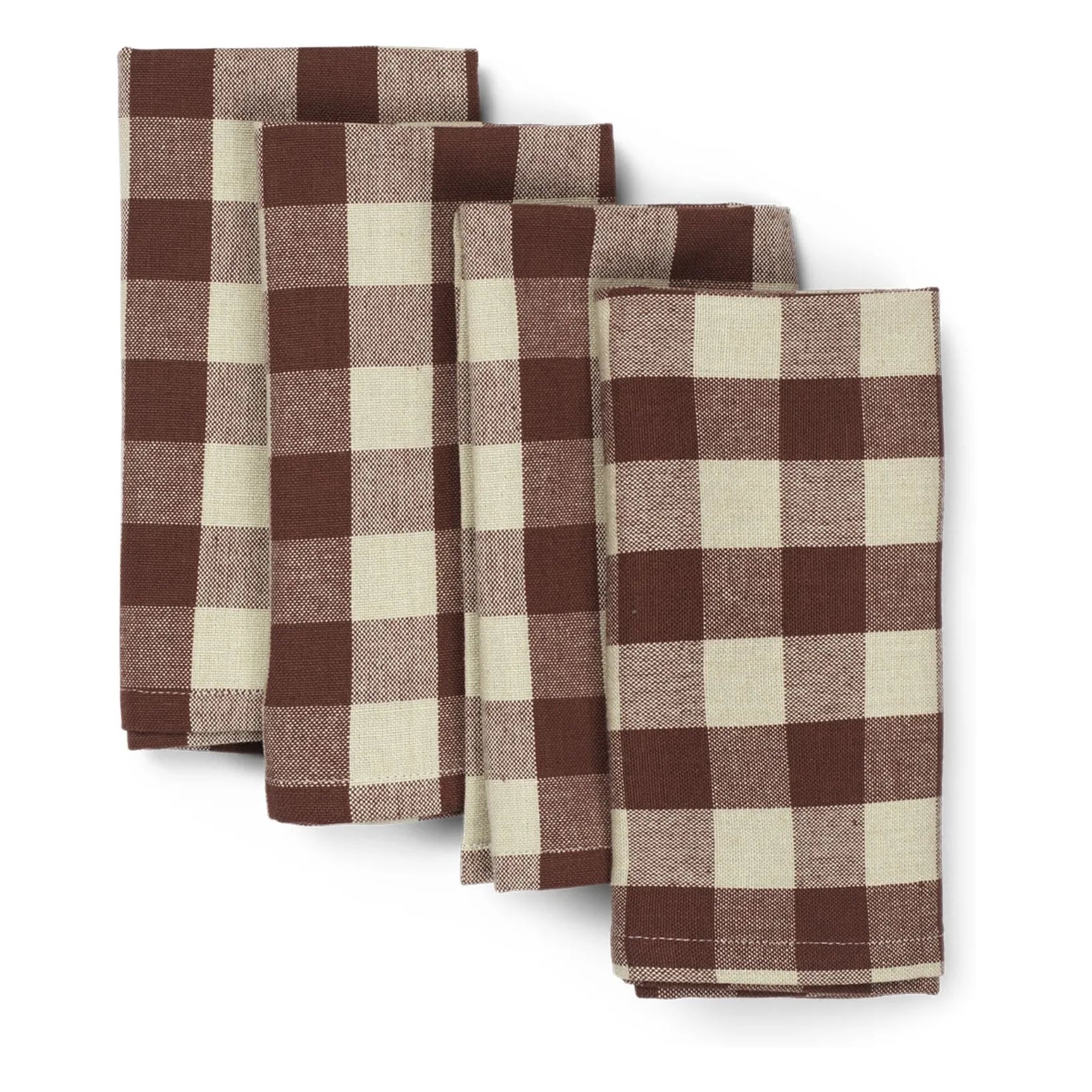Ferm Living - Bothy Handtücher - 4er Set | Braun
