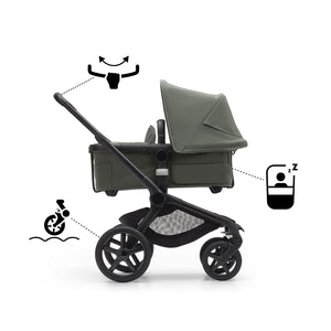 Bugaboo Fox 5 Ultimate Newborn Travel System - Forest Green-Travel Systems-Forest Green- | Natural Baby Shower
