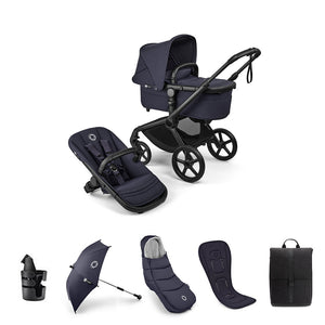Bugaboo Fox 5 Renew Complete Pushchair Bundle-Stroller Bundles-Deep Indigo- | Natural Baby Shower