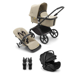Bugaboo Fox Cub + Otter Travel System-Travel Systems-Desert Beige-No Base | Natural Baby Shower
