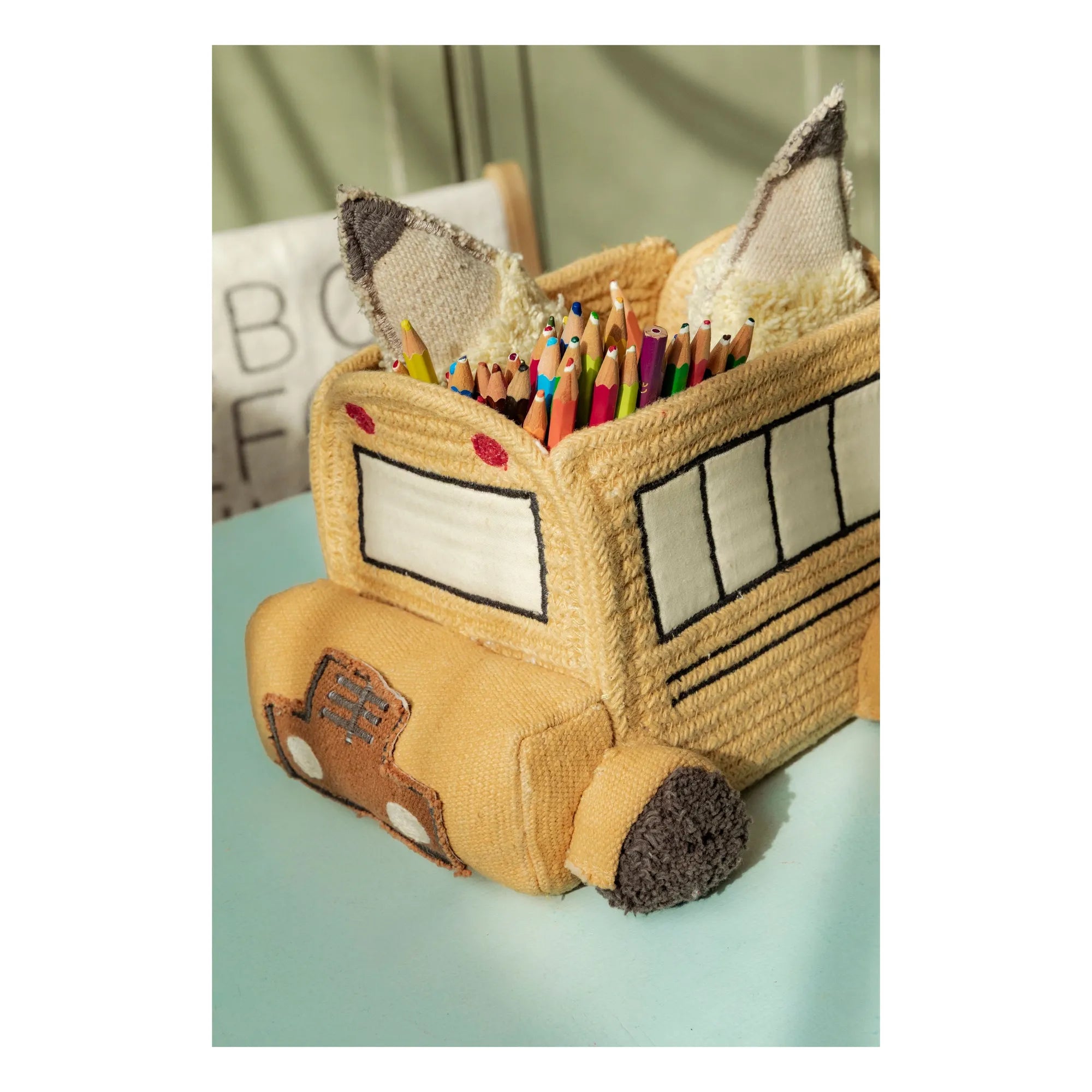 Lorena Canals - Aufbewahrungskorb mit Henkeln | Beige