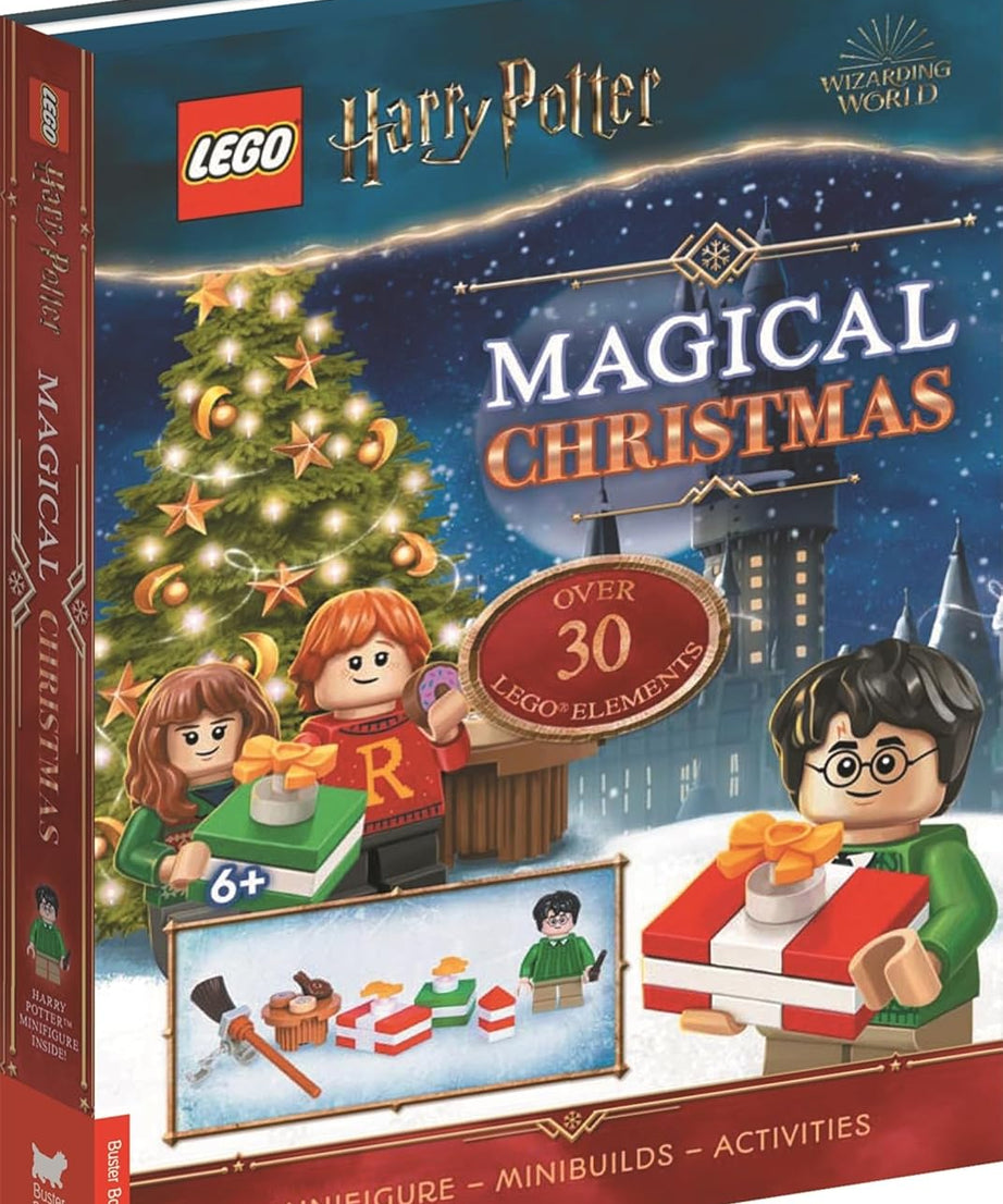 Buster Books - Lego Harry Potter Magische Weihnachtsfigur Spielzeug Englisches Aktivitäts- und Geschichtenbuch