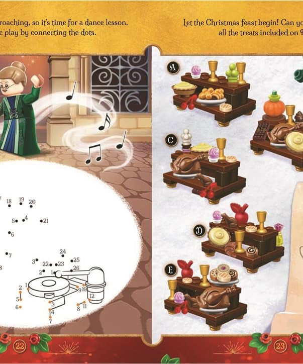 Buster Books - Lego Harry Potter Magische Weihnachtsfigur Spielzeug Englisches Aktivitäts- und Geschichtenbuch