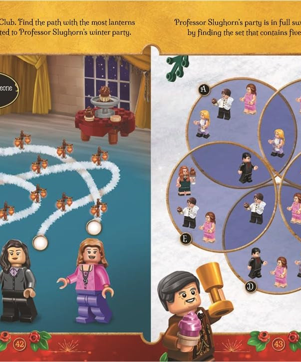 Buster Books - Lego Harry Potter Magische Weihnachtsfigur Spielzeug Englisches Aktivitäts- und Geschichtenbuch