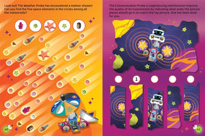 Buster Books - Englisches Aktivitäts- und Geschichtenbuch mit Lego-Bau- und Klebe-Figurenspielzeug