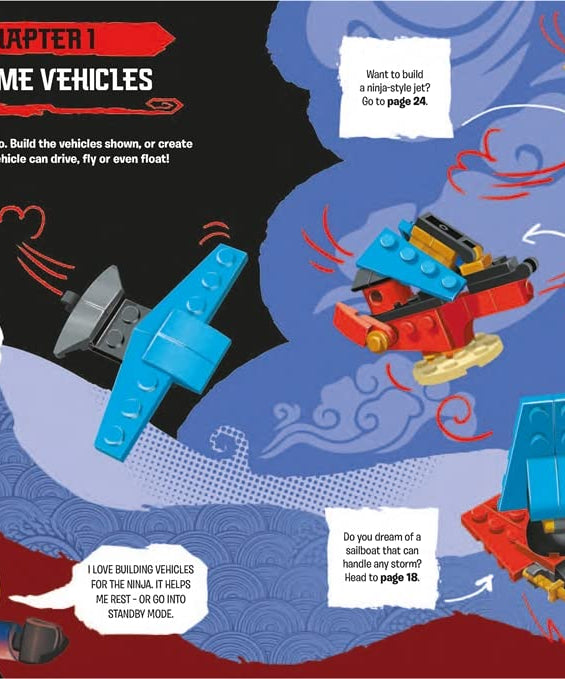 Buster Books - Lego Ninjago Figuren-Spielzeug Englisches Aktivitäts- und Geschichtenbuch