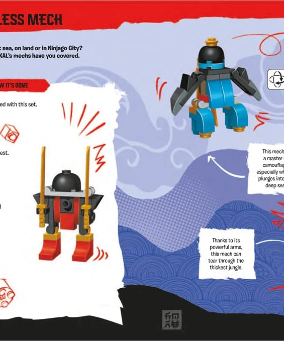 Buster Books - Lego Ninjago Figuren-Spielzeug Englisches Aktivitäts- und Geschichtenbuch