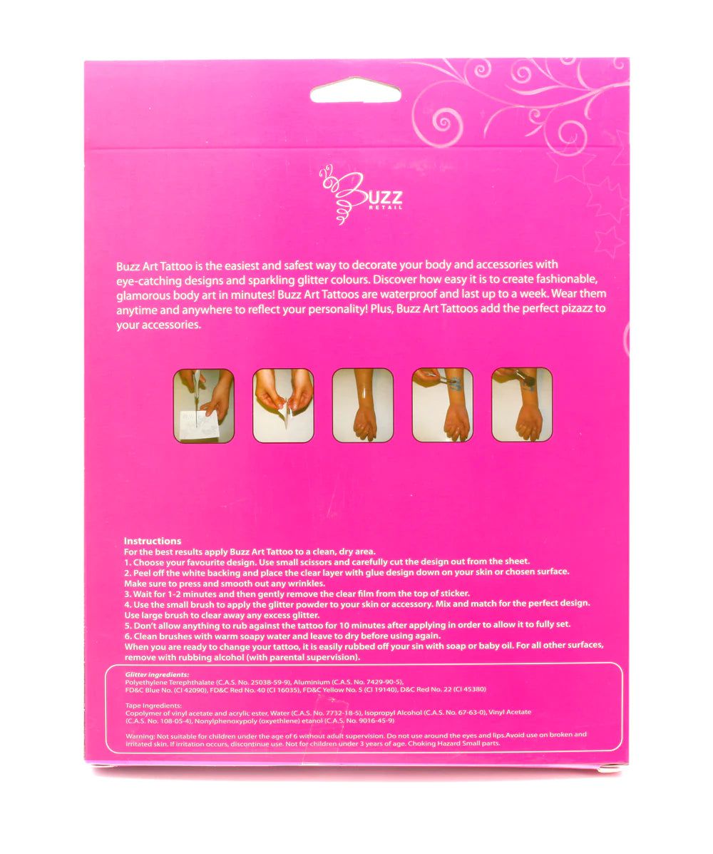 Buzz Art – Körpertattoo-Set für Kinder 