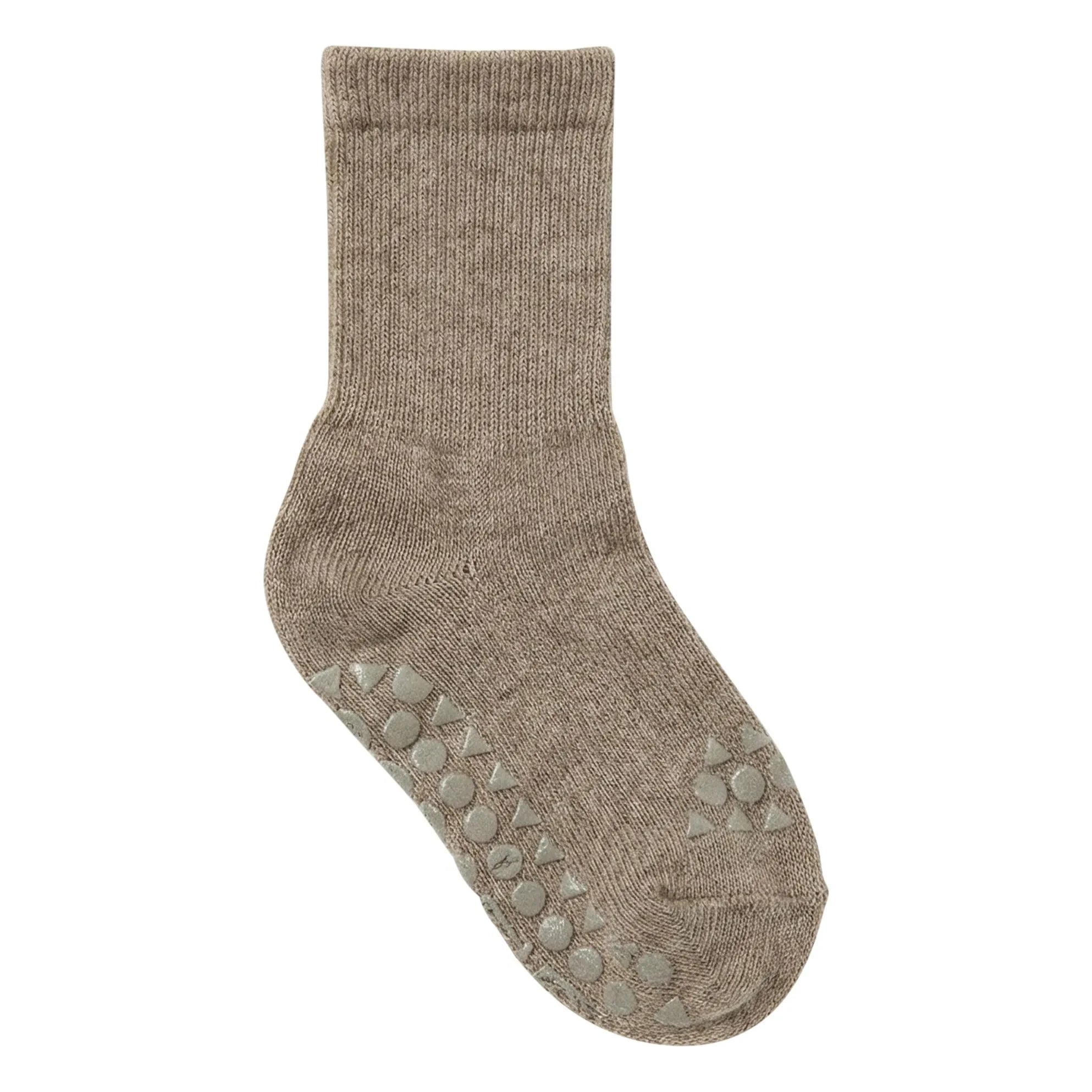 GOBABYGO - Anti-Rutsch Socken aus Merinowolle | Camel