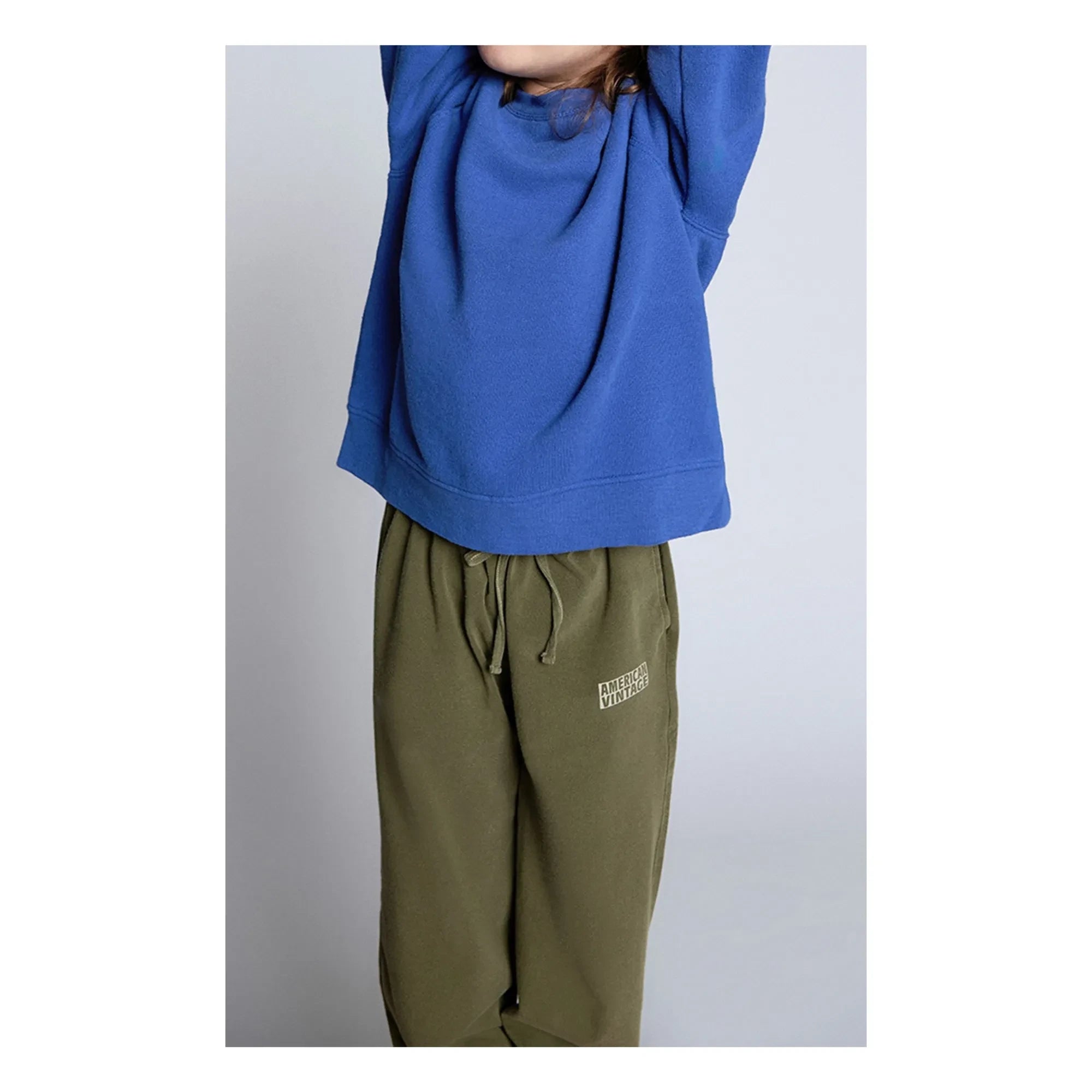American Vintage - Atubay Raglan-Sweatshirt | Blau