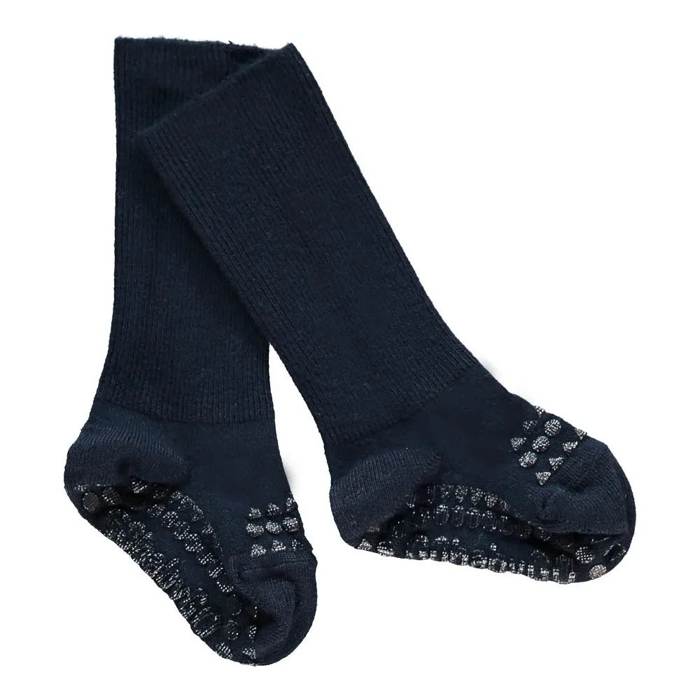 GOBABYGO - Rutschfeste Bambussocken | Marineblau