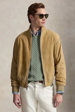 Polo Ralph Lauren Erkek Süet Geçiş Ceketi