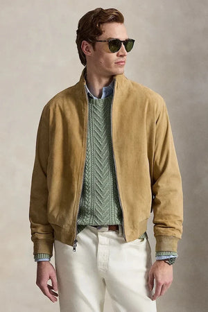 Polo Ralph Lauren Erkek Süet Geçiş Ceketi