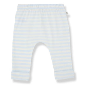 1+ in the family - Gestreifte Saul Leggings | Hellblau
