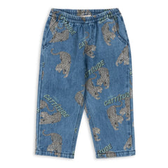 Konges Sløjd - Jeans aus Bio-Baumwolle Cheetahs Magot | Blau
