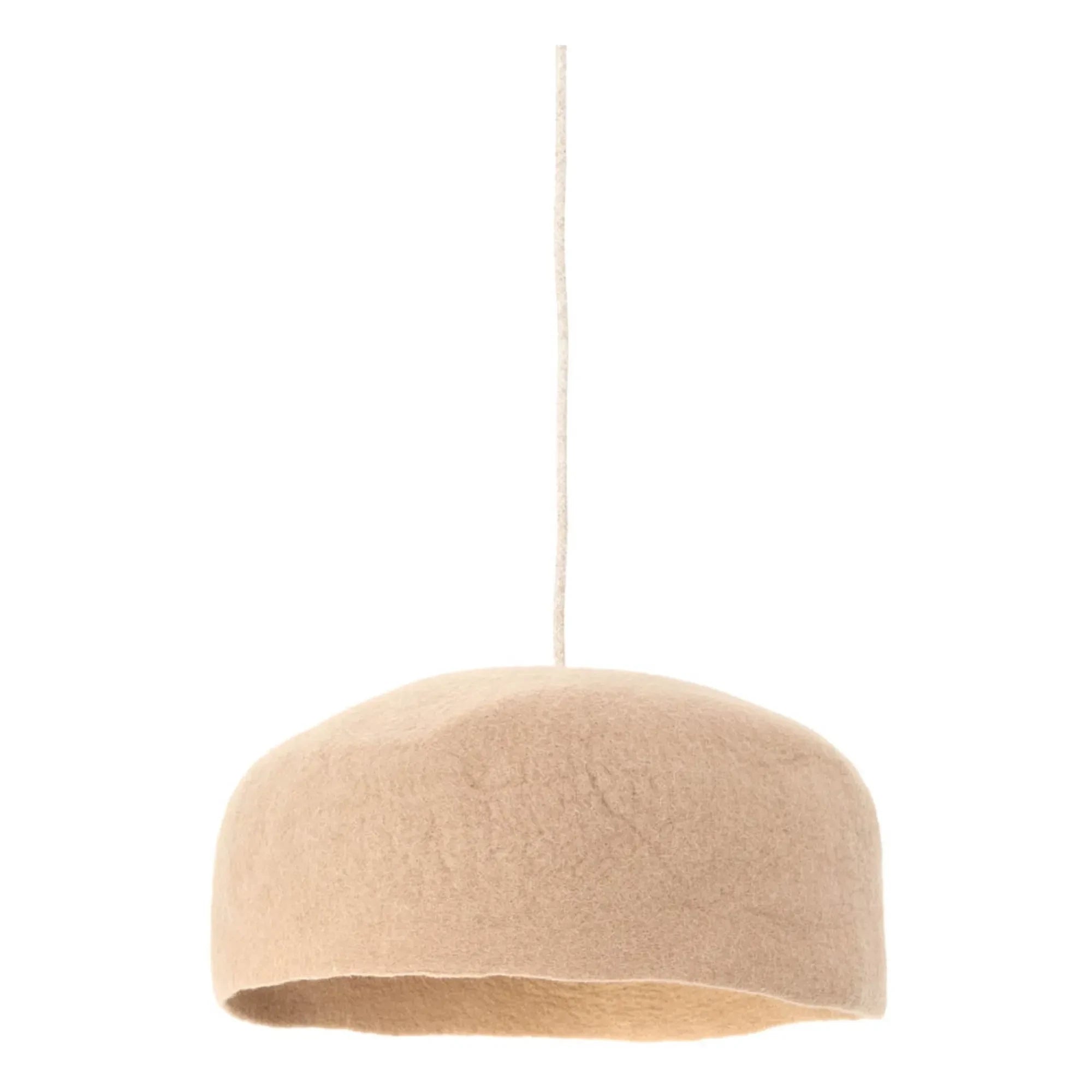 Muskhane - Filz Jurte Tischlampe | Beige