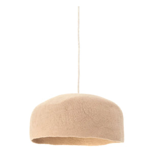 Muskhane - Filz Jurte Tischlampe | Beige