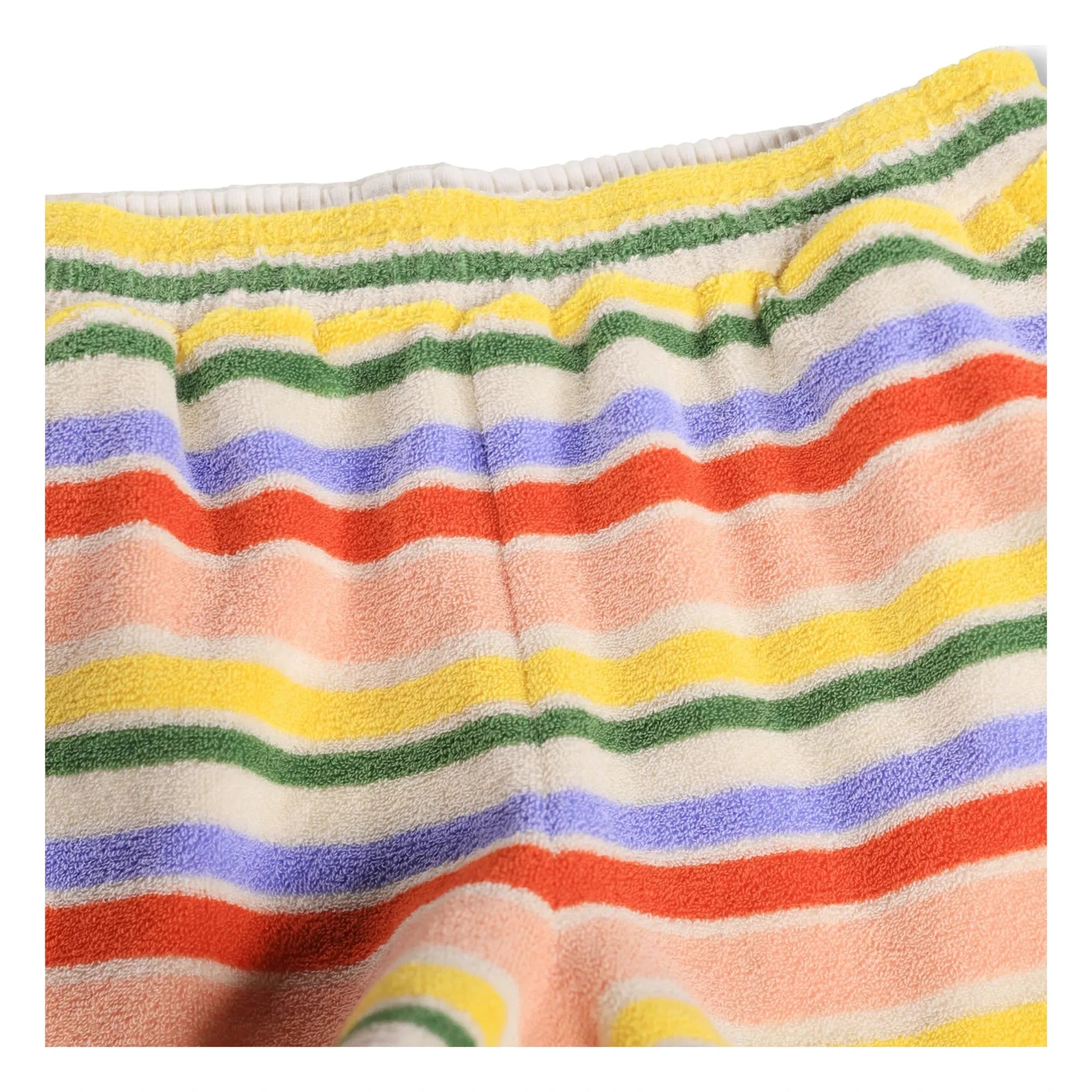 Molo – Angela Gestreifte Bio-Baumwollshorts | Orange