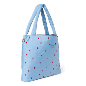 Studio Noos - Wickeltasche Puffy Hearts | Hellblau