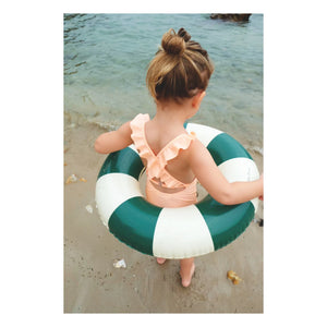 Petites Pommes - Olivia Aufblasbarer Schwimmring | Dunkelgrün