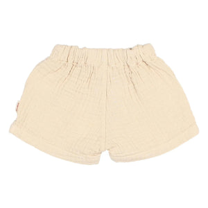 Búho - Baumwollgaze-Shorts | Sand