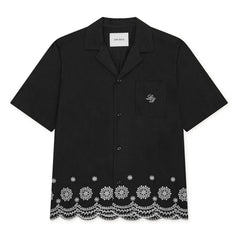 Les Deux - Chemise Border | Schwarz