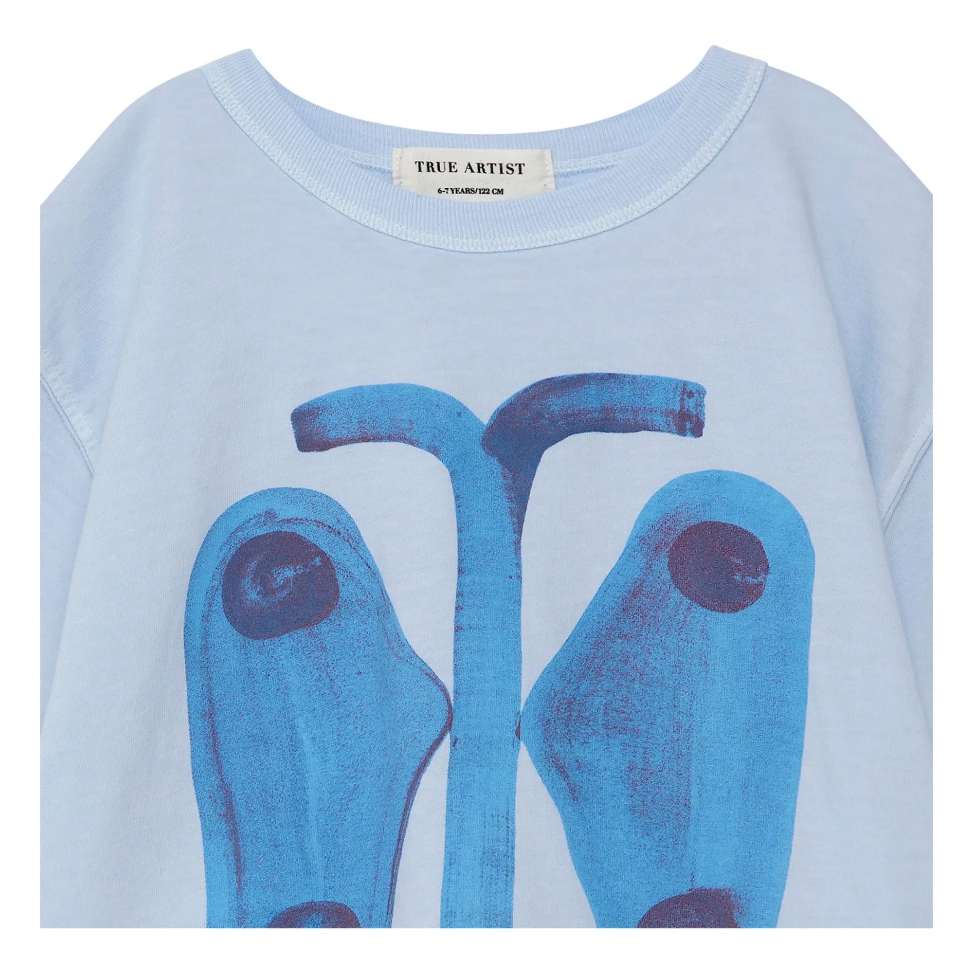 True Artist - Bio-Baumwoll-Schmetterling-Shirt | Hellblau