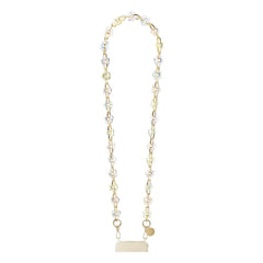 LaCoqueFrançaise - Cassy Holografische 100 cm lange Kette | Transparent
