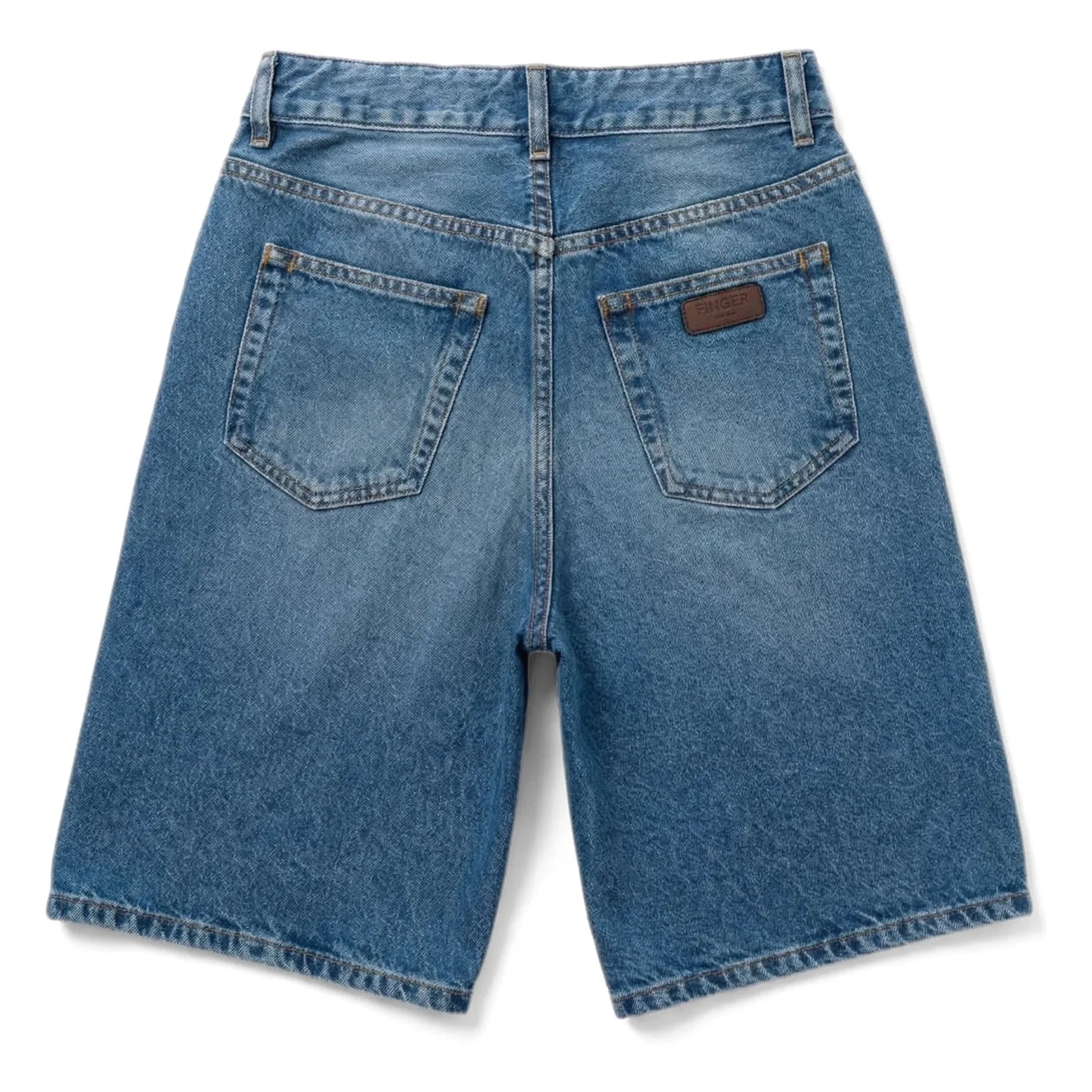 Finger in the nose - Bermuda Denim Oversize Sacha | Denim mavisi