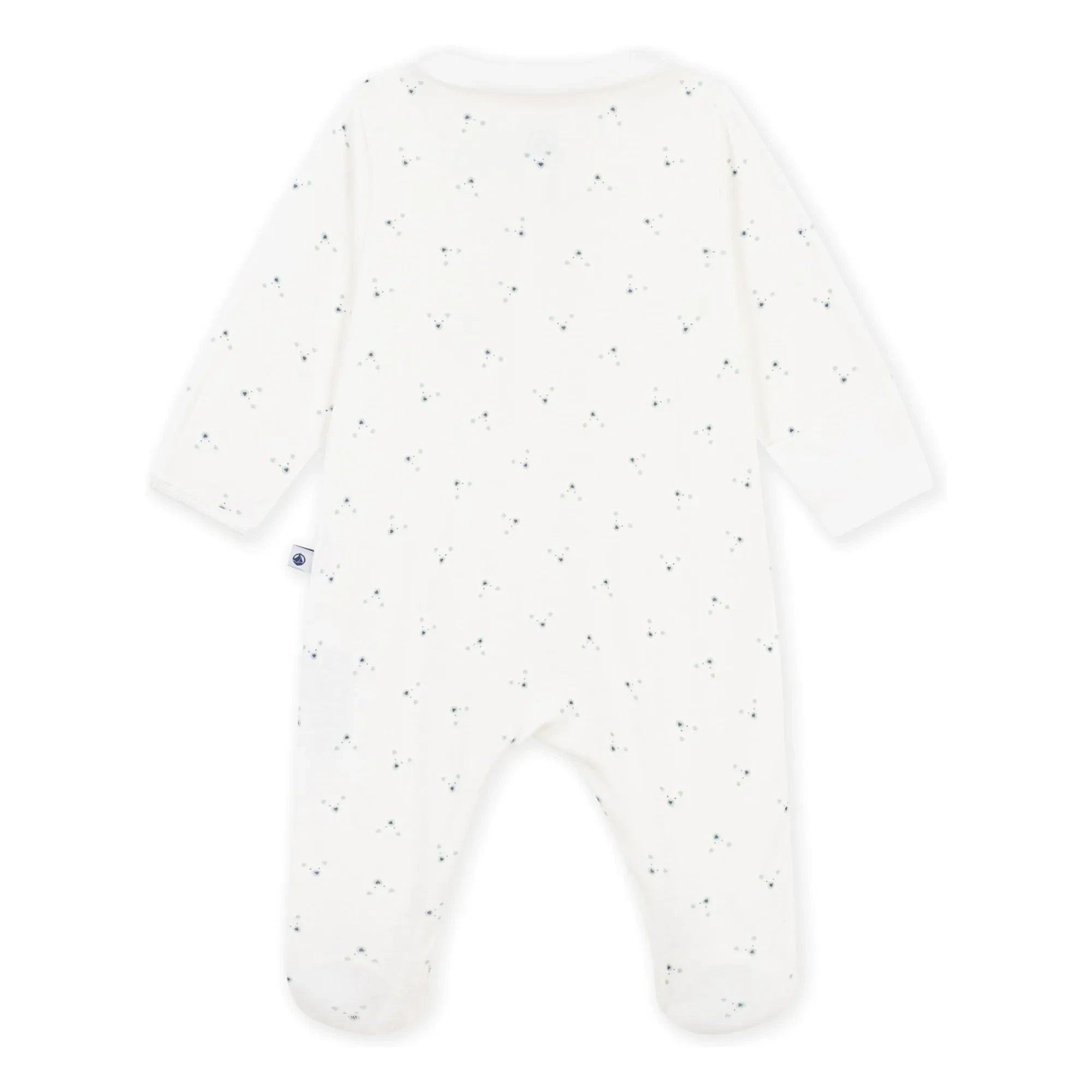 Petit Bateau - Dors Bien Oursons органik pamuklu pijama | Beyaz