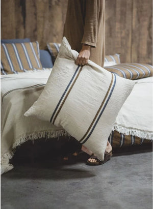 Libeco - Ecru Auburn Kissenbezug - 63 x 63 cm