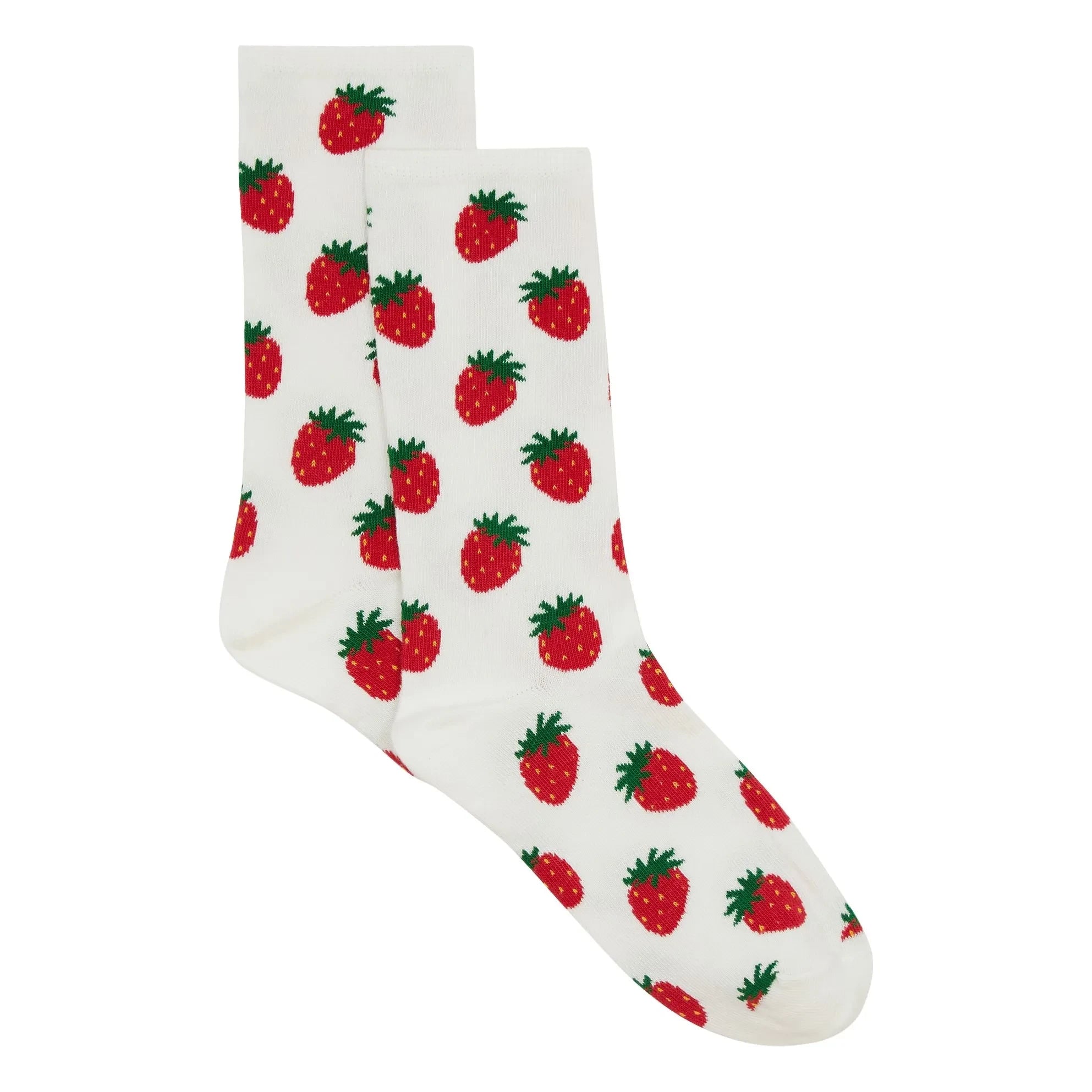 Hundred Pieces - KLASSISCHE ERDBEERSOCKEN | Ecru