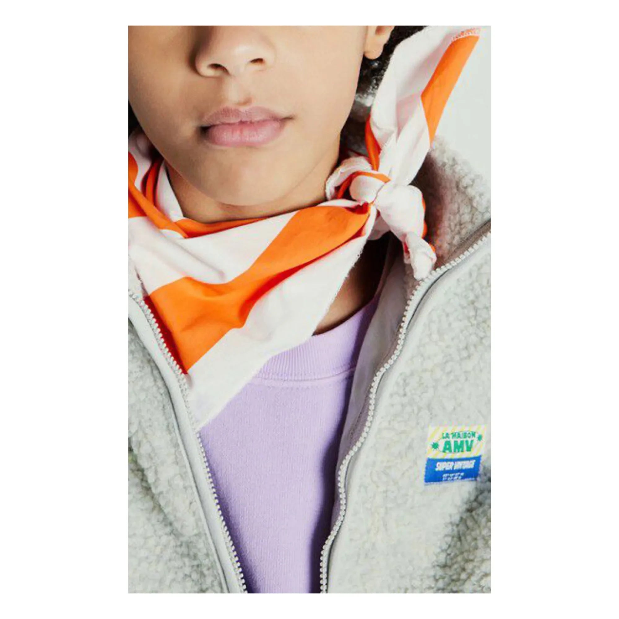 American Vintage - Hoktown Sherpa Jacke | Heather White
