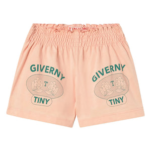 Tinycottons - Giverny Bio-Baumwoll-Rüschenshorts | Hellrosa
