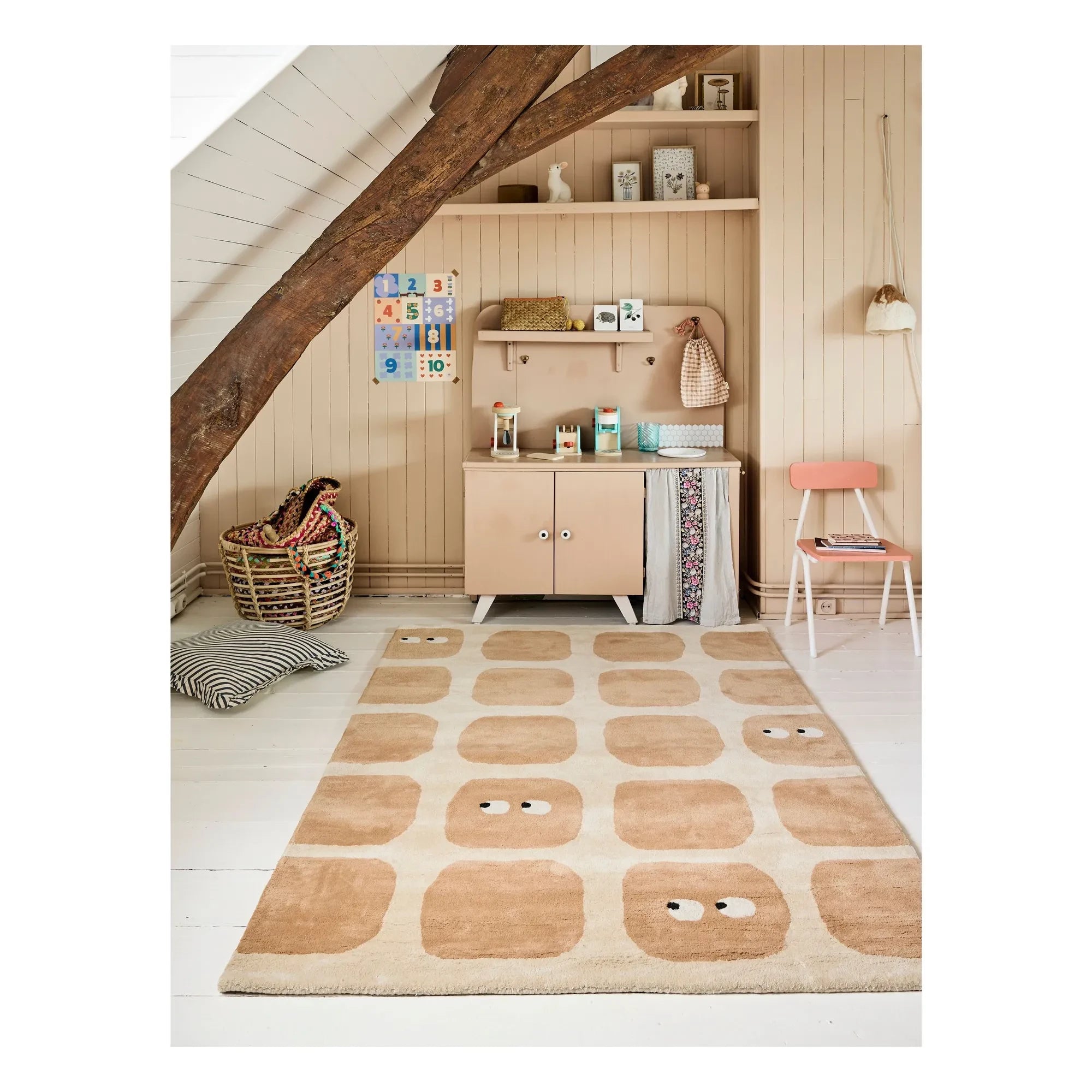 Bleuu-studio - Bidules Teppich | Mokka